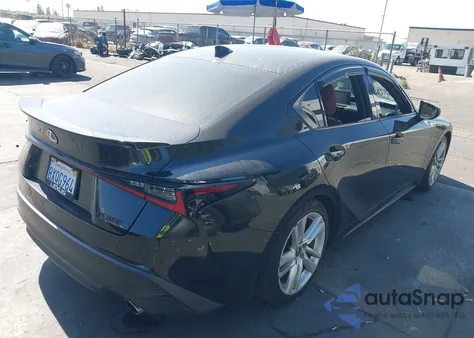 2021 Lexus Is 300 from USA, damaged, VIN JTHAA1D25M5117471